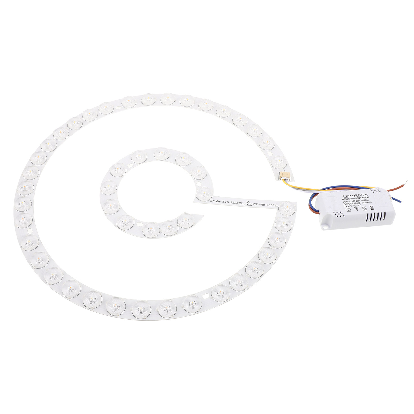 Ceiling Fan Mount - LED-Deckenventilator-Licht-Nachrüstpanel 54W Magnetring-Lichtmodul Aufputzmontage Ventilator Universeller