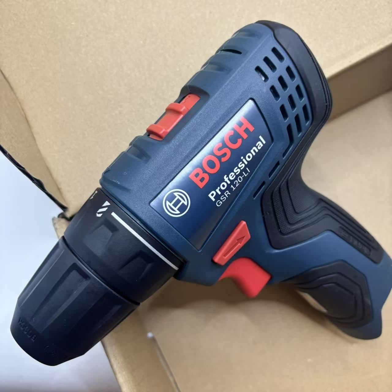 Power Drill Cordless - BOSCH GSR120-LI 12V Akku-Bohrschrauber 20 Drehmomentstufen