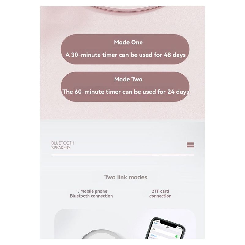 Home Improvement Music - ABMF Knochenleitungs-Bluetooth-Lautsprecher Stereo Unter-Kissen-Musikbox zur Verbesserung
