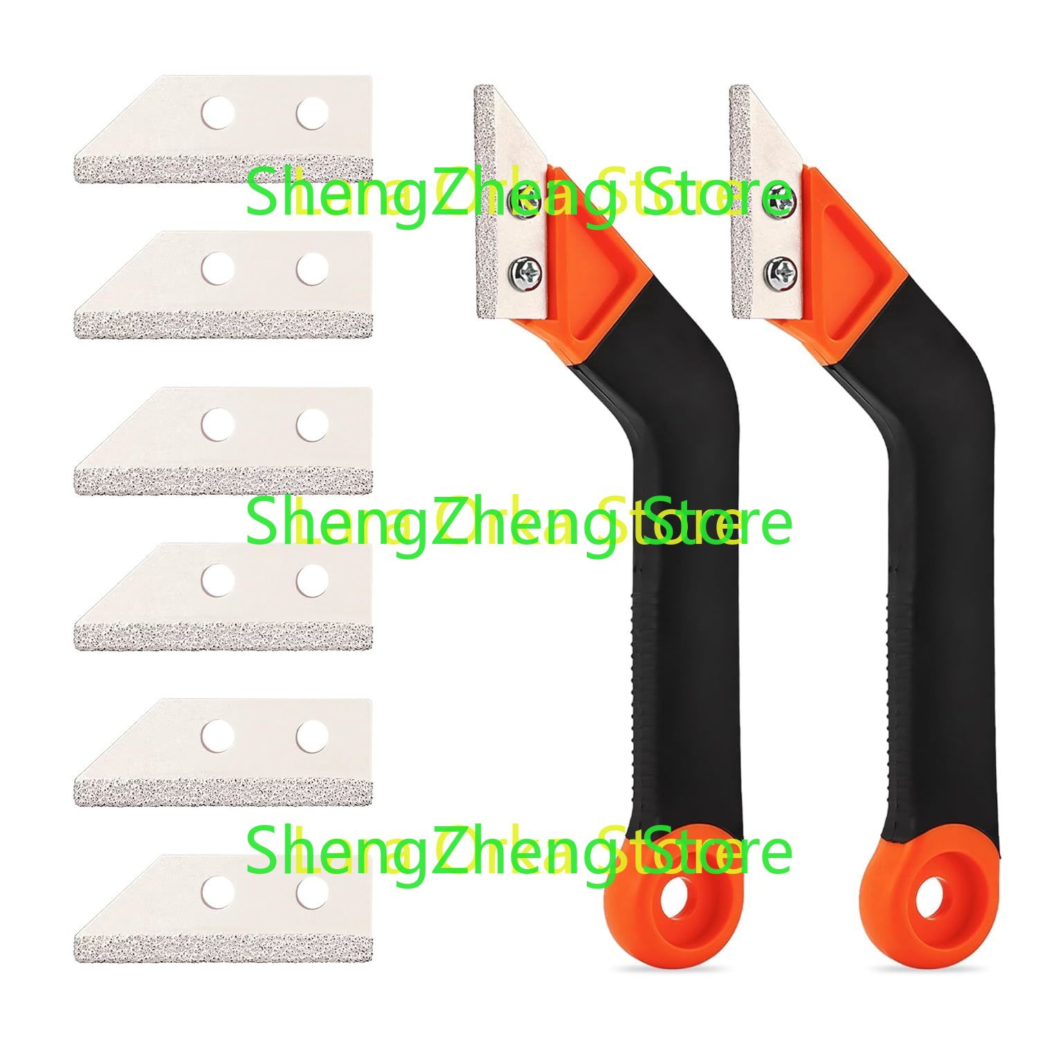 Grout Saw Removal - 2-teiliges Werkzeug zum Entfernen von Fugenmörtel,