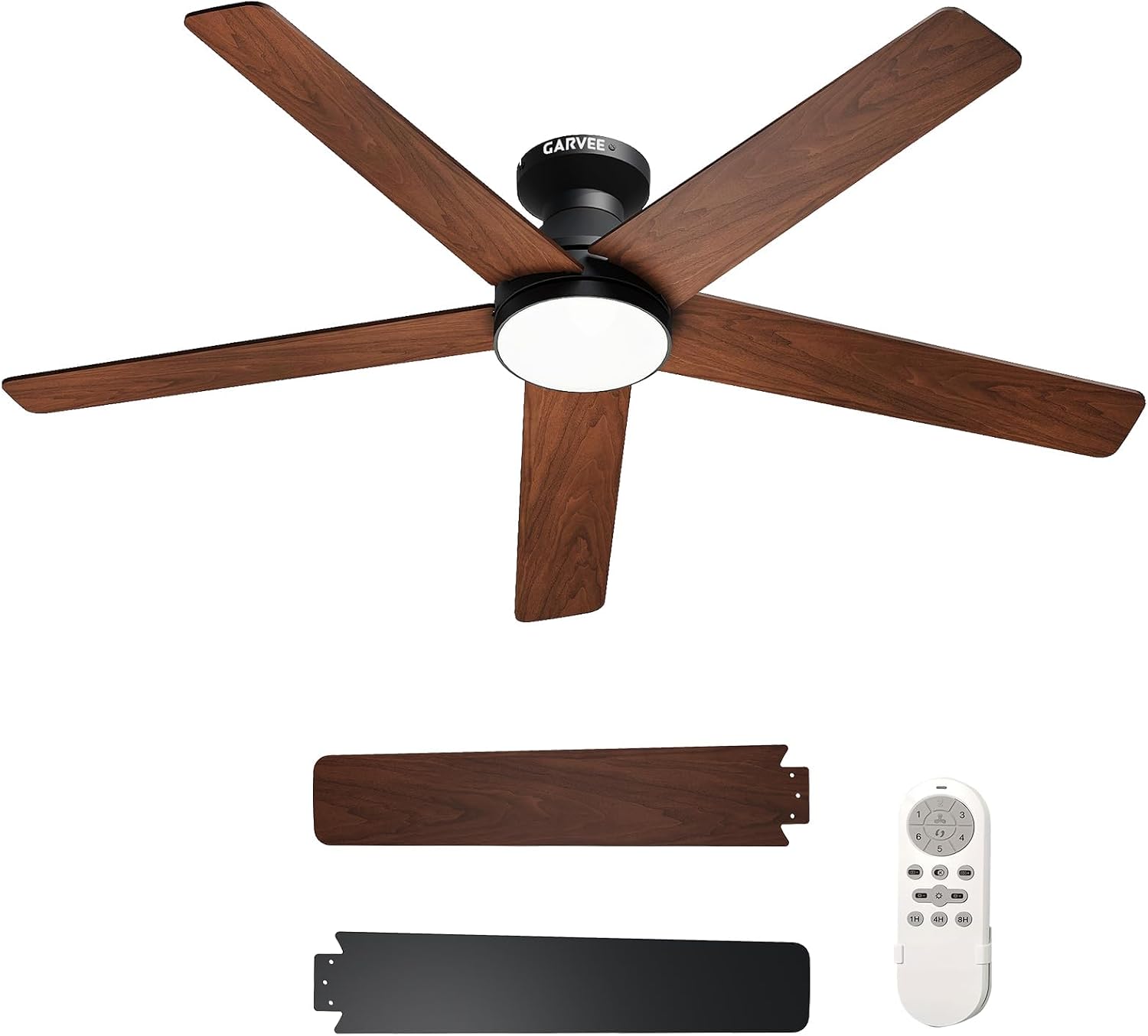 Ceiling Fan Mount - 42/52 Zoll Flache Deckenventilatoren mit Beleuchtung