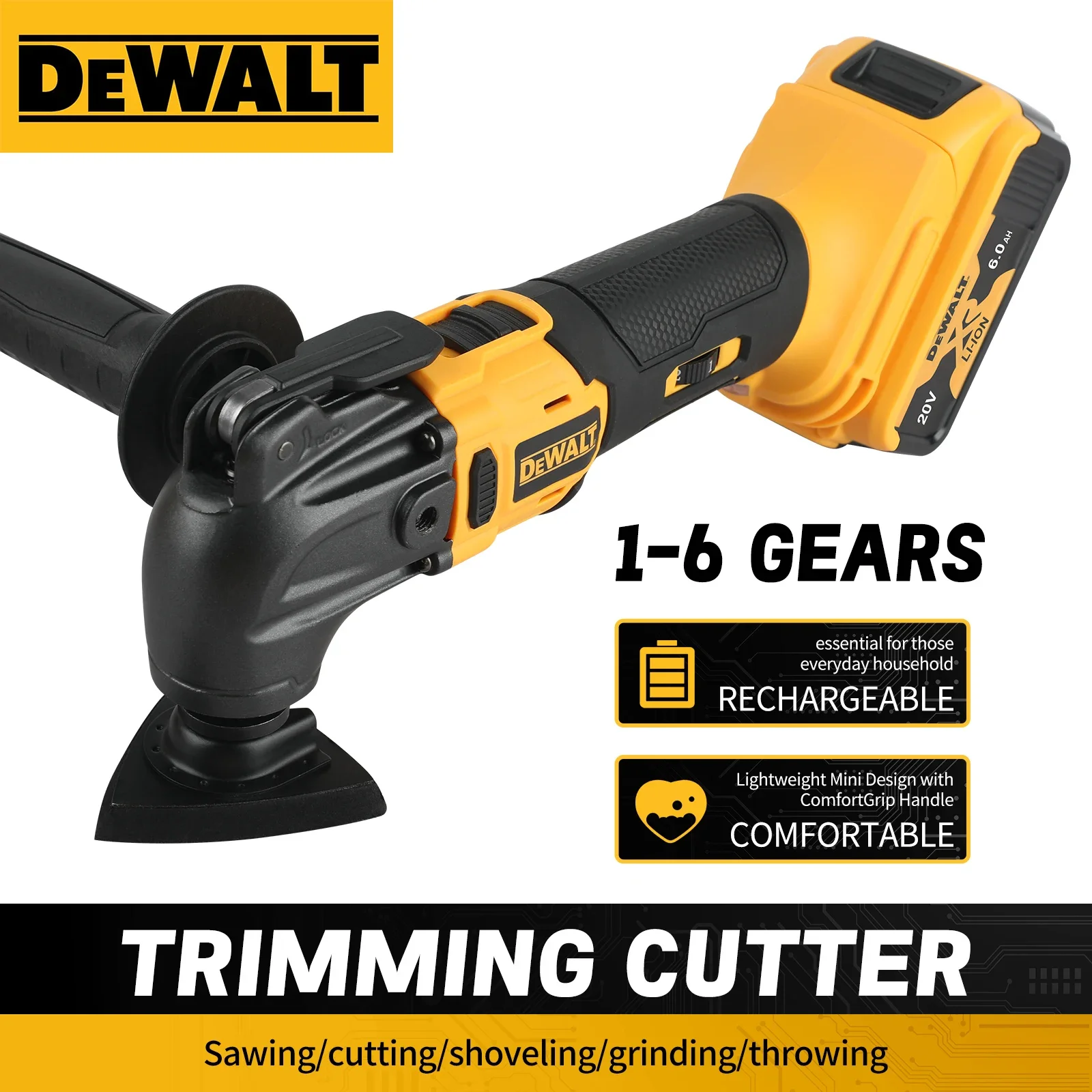 Grout Saw Removal - 2026 DEWALT 21V MAX Bürstenloser Akku-Multifunktionswerkzeug