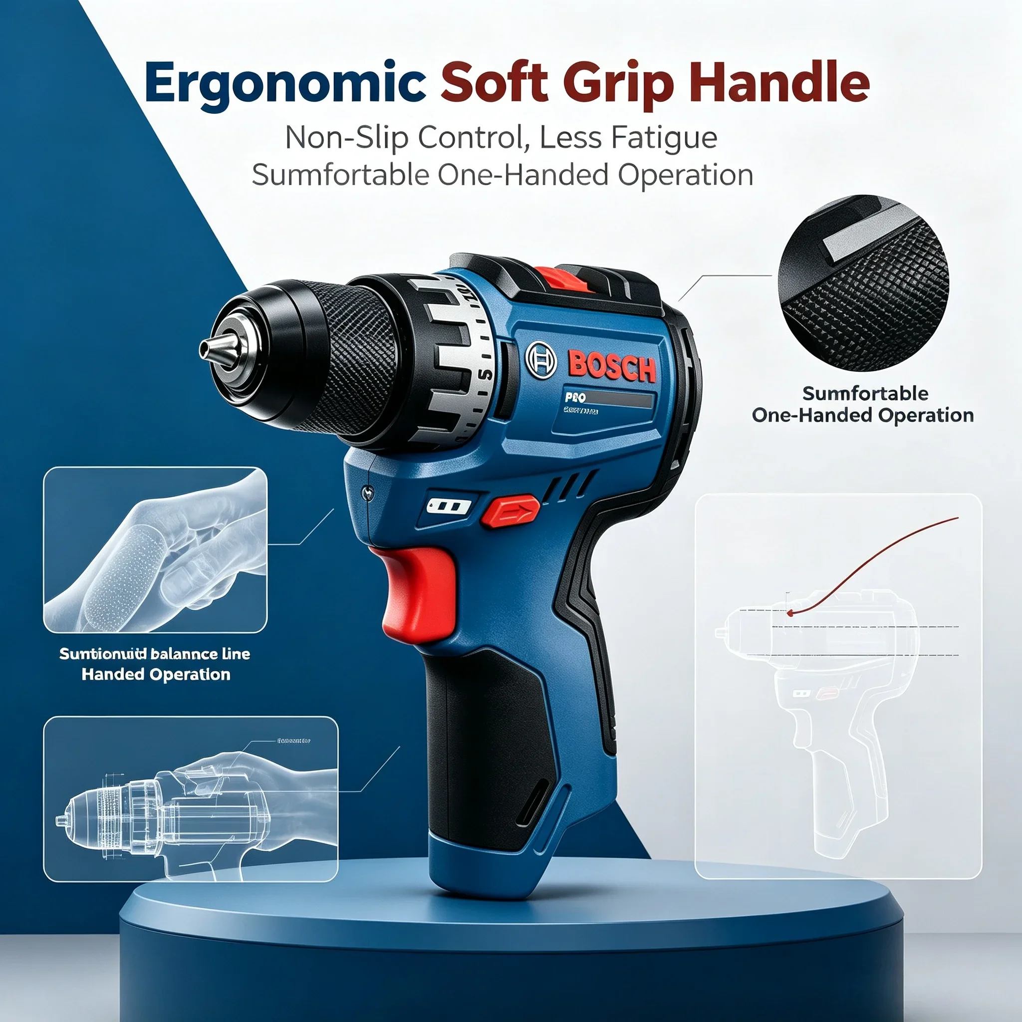 Power Drill Cordless - BOSCH GSR 12V-31 Professional Akku-Bohrschrauber 2-in-1,