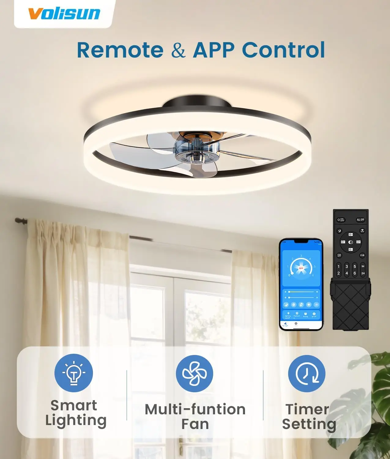 Flache Deckenventilatoren mit  – Ceiling Fan Mount Bewertung und Preis