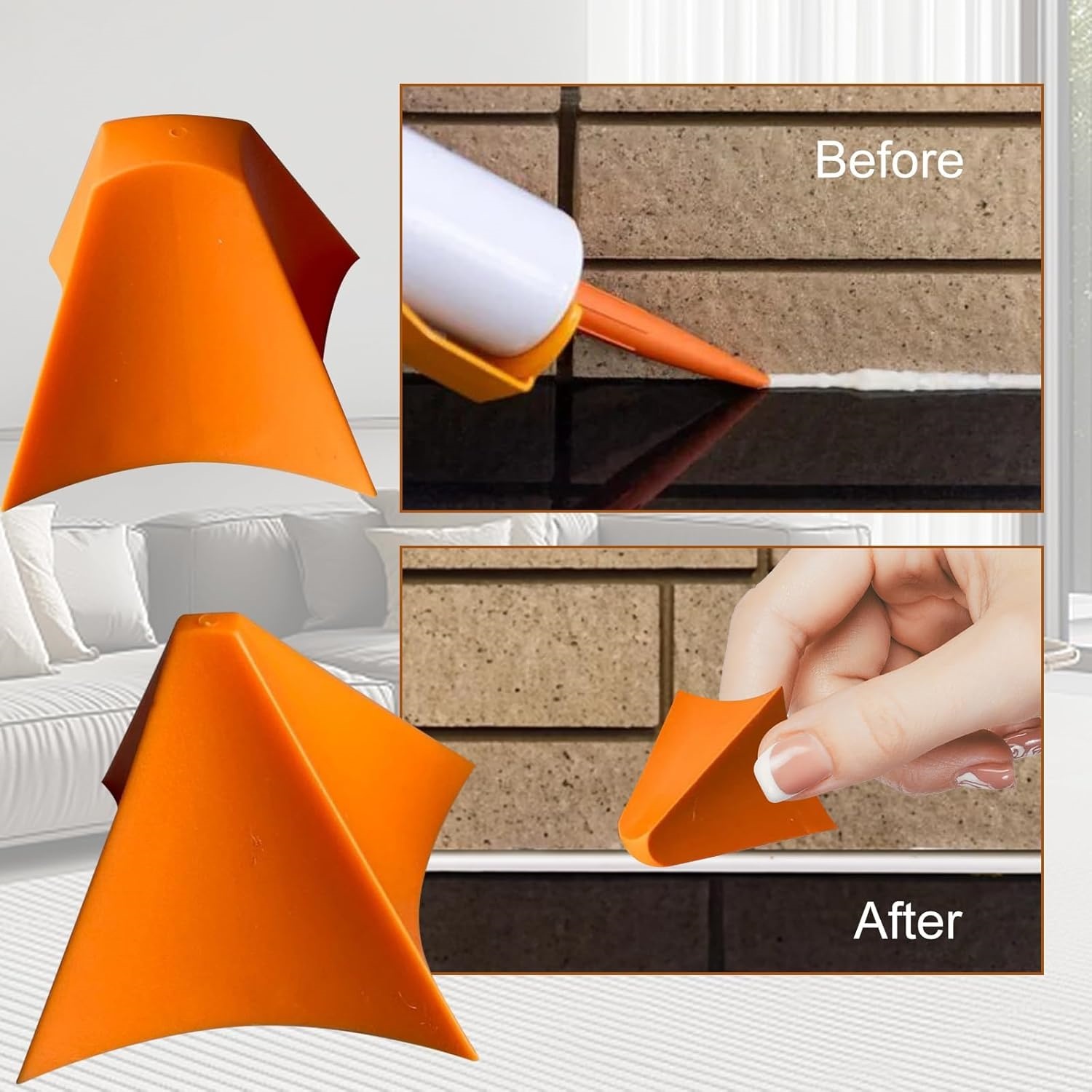 2-teiliges Silikon-Nahtwerkzeu – Bathroom Caulk Siliconized Bewertung und Preis