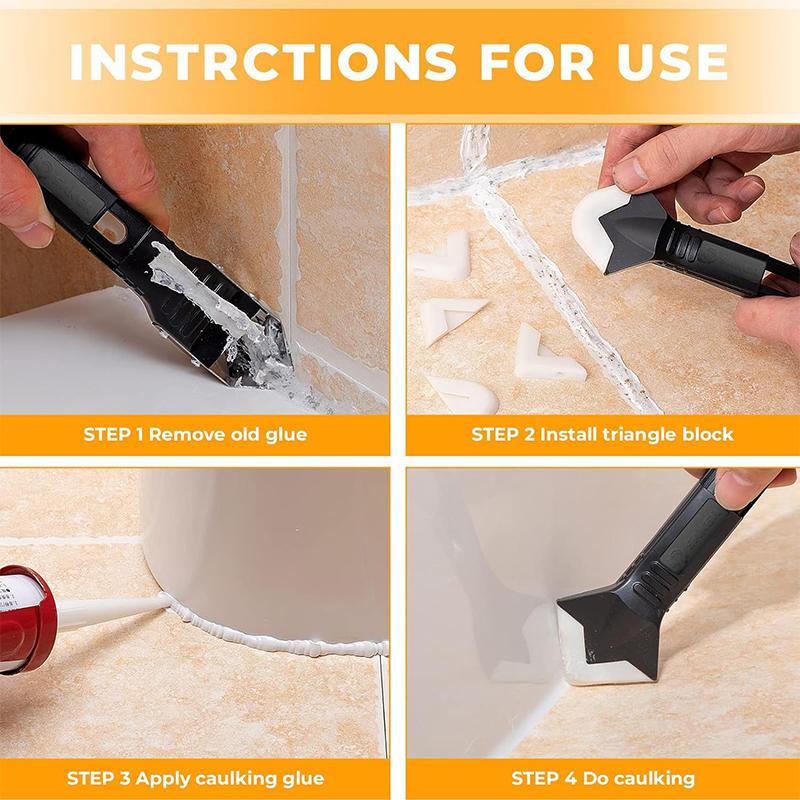3-in-1 Silikon-Dichtungsmittel – Bathroom Caulk Siliconized Bewertung und Preis