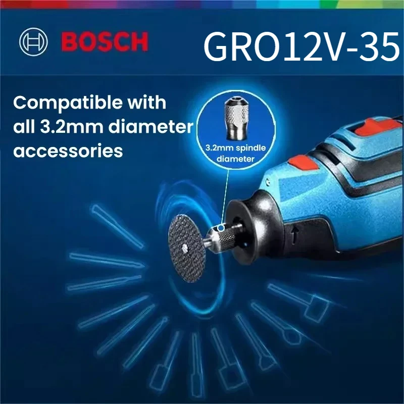 Bosch GRO 12V-35 12V Akku-Rota – Power Drill Cordless Bewertung und Preis