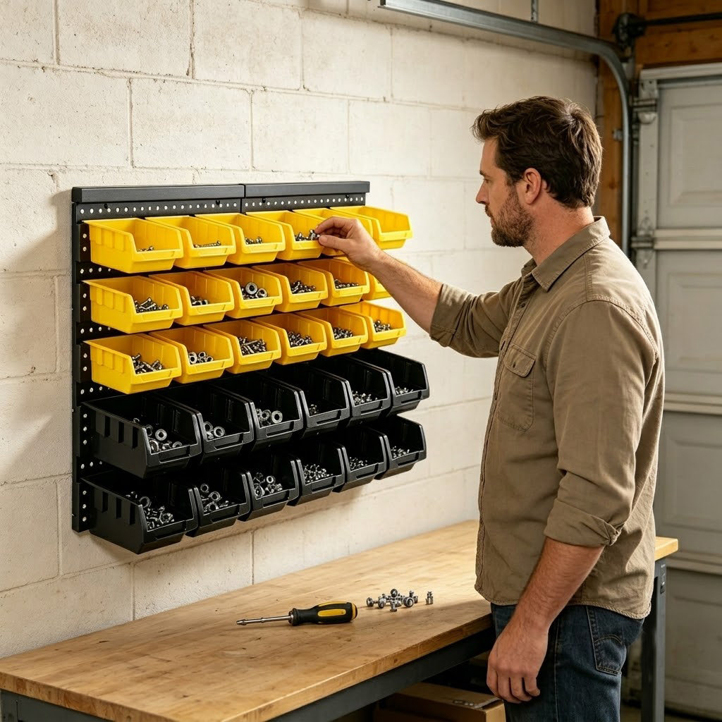 Wandmontierte Aufbewahrungsbox – Home Improvement Binford Tools Bewertung und Preis