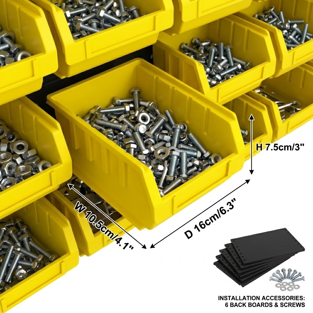 Wandmontierte Kunststoff-Aufbe – Home Improvement Binford Tools Bewertung und Preis