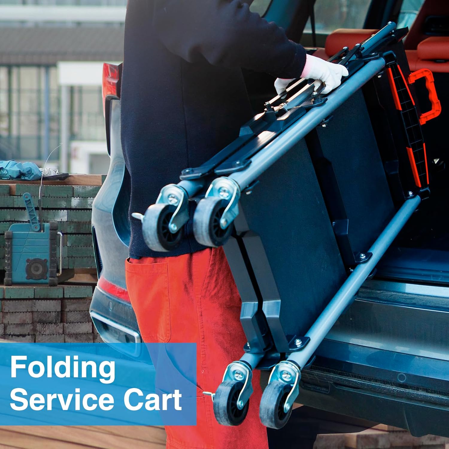 3-stöckiger faltbarer Rollwage – Home Improvement Supplies Bewertung und Preis